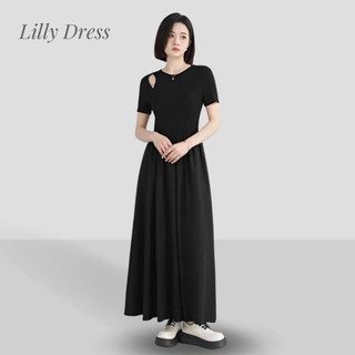 Váy Công Sở Dáng Xoè Siêu Hack Dáng, Đầm Công Sở - Lilly Store