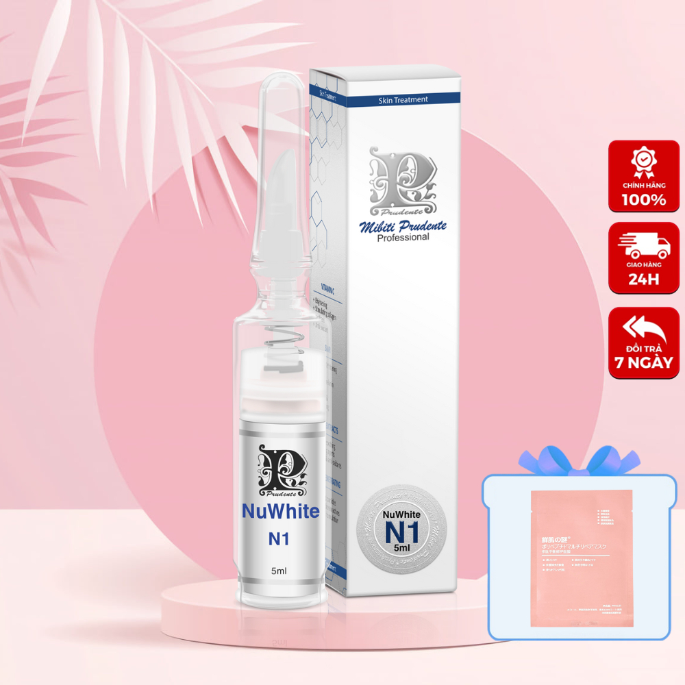 Nuwhite N1 kem làm hồng nhũ hoa tuýp 5ml Zuka Beauty khử thâm làm hồng tự nhiên an toàn không đau