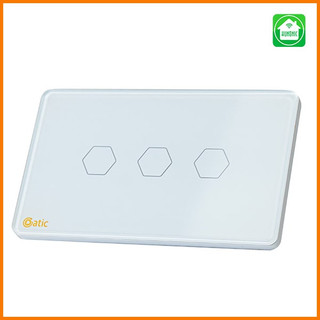 Công tắc thông minh Datic wifi 3 nút - Công tắc thông minh - Hàng chính hãng