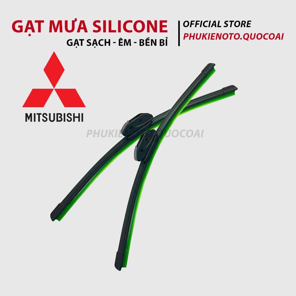 Gạt mưa Silicone, gạt mưa  xe hơi, gạt mưa oto xe Mitsubishi ATTRAGE, TRITON, ZINGER, OUTLANDER, XPANDER, ...