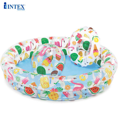 Bộ bể, phao, bóng INTEX 59460 (họa tiết ngẫu nhiên)