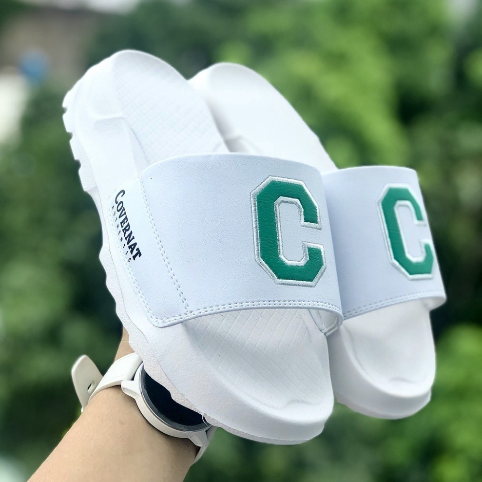 Dép chữ C quai ngang nam nữ hàng Chính Hãng mẫu mới đế cao cấp 4 phân , Dép bánh mì đế mềm