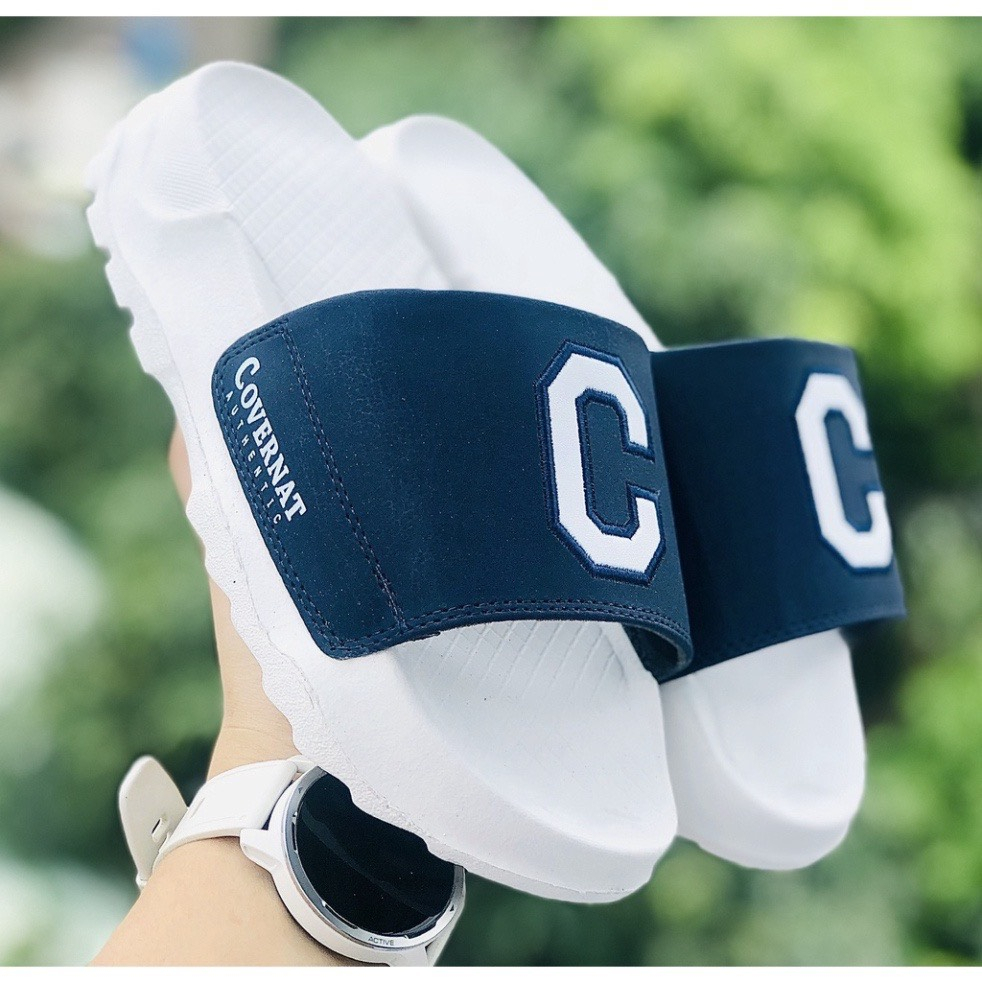 Dép chữ C quai ngang nam nữ hàng Chính Hãng mẫu mới đế cao cấp 4 phân , Dép bánh mì đế mềm