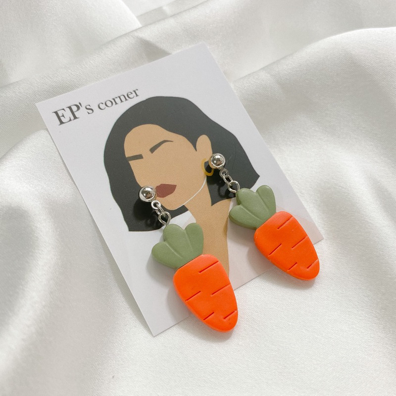 Khuyên tai đất sét nung Polymer Clay