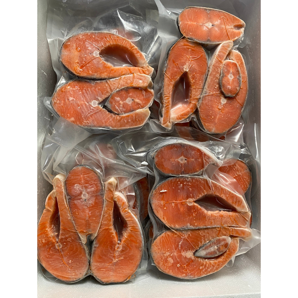 Cá Hồi Cắt Khúc 1Kg Tươi Ngon Hàng Nhập Khẩu Loại 1 - Cá Hồi Cắt Khúc Hút Chân Không