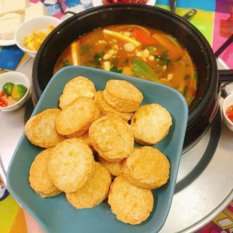 Đậu Hũ Cá Phô Mai EB - Viên Thả Lẩu, Chiên Nhập Khẩu Từ Malaysia Túi 500g - Đậu Hủ Phô Mai Tươi Viên Thả Lẩu Malaysia