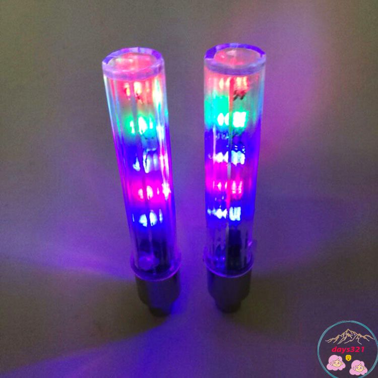 Đèn Van xe 5 bóng Led nháy 7 màu ,phát sáng khi chạy lắp được mọi loại xe Đèn Led 5 Bóng Gắn Van Bánh Xe Đạp / Xe Máy /