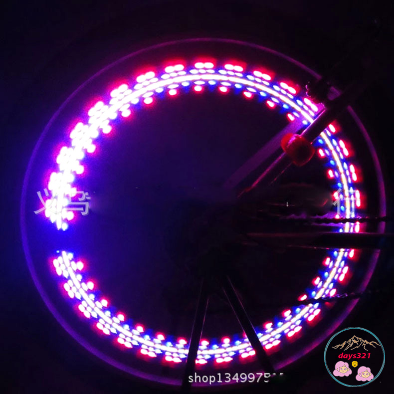 Đèn Van xe 5 bóng Led nháy 7 màu ,phát sáng khi chạy lắp được mọi loại xe Đèn Led 5 Bóng Gắn Van Bánh Xe Đạp / Xe Máy /