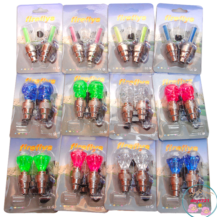 Đèn LED Gắn Van Bánh Xe Hơi Xe Máy Xe Hơi Đèn LED phát sáng trang trí mâm xe độc đáo thích hợp cho xe