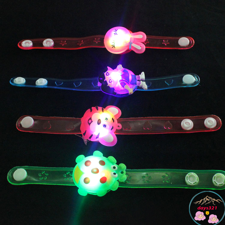 🍉Vòng đeo tay phát sáng cho bé- Vòng tay phát sáng có đèn đeo giống đồồng hồ