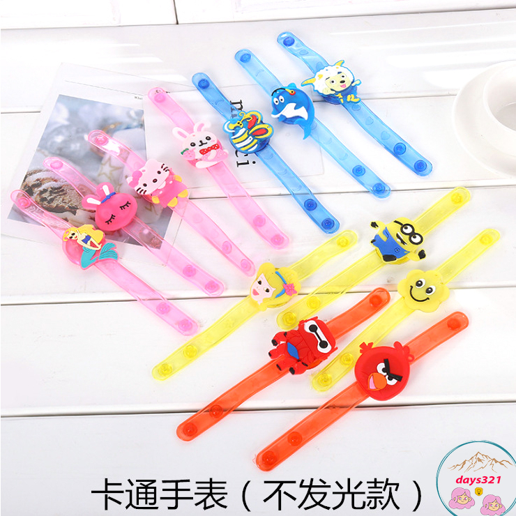 🍉Vòng đeo tay phát sáng cho bé- Vòng tay phát sáng có đèn đeo giống đồồng hồ