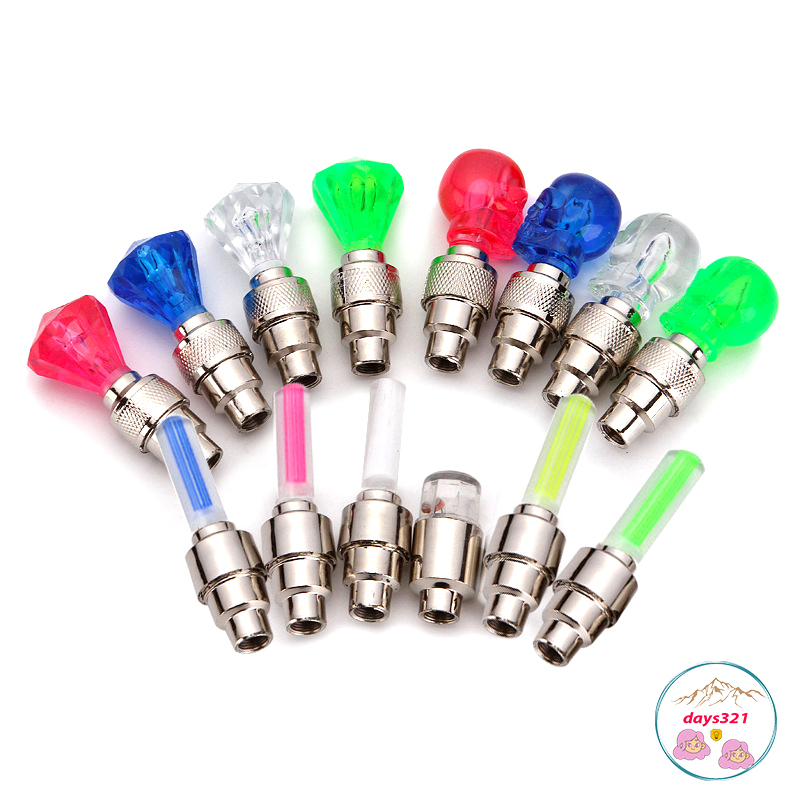 Đèn LED Gắn Van Bánh Xe Hơi Xe Máy Xe Hơi Đèn LED phát sáng trang trí mâm xe độc đáo thích hợp cho xe