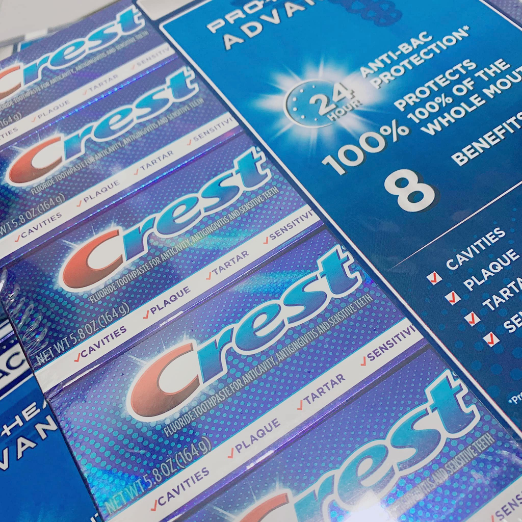 Kem Đánh Răng Crest Pro - Health Whitening Intensive Mới Limited Mỹ 164g