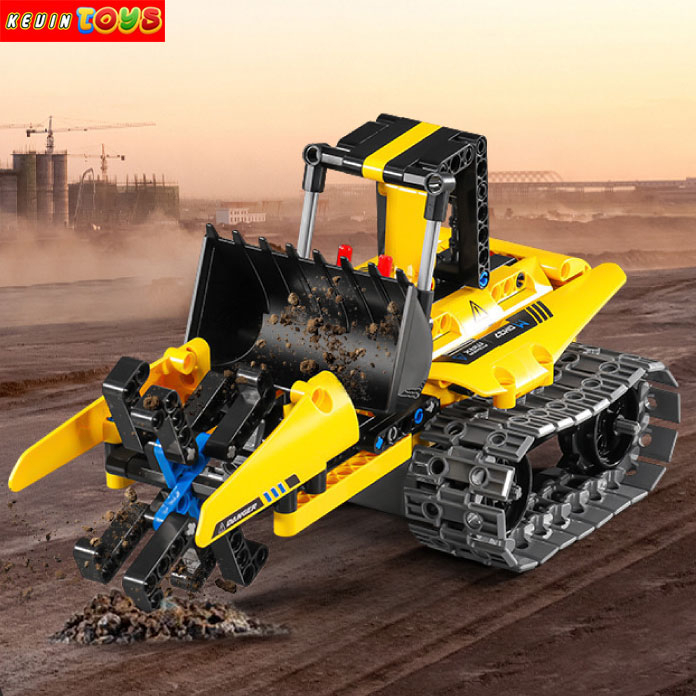 Đồ Chơi Lắp Ráp Kiểu Lego TECHNIC Mô Hình Máy Xúc, Xe Cẩu Biến Hình Robot 3in1 Điều Khiển Từ Xa RC No.8037 516PCS