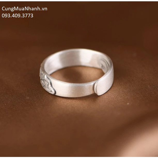 Nhẫn Khắc Liên Hoa - NH257