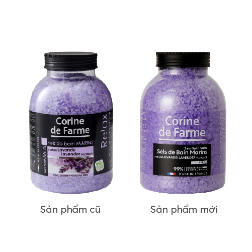 Muối tắm Hương oải hương 100g Corine de Farme