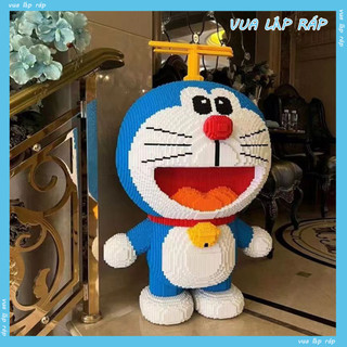 Lắp ráp mô hình doremon chong chóng 65cm dễ thương hàng đẹp nét