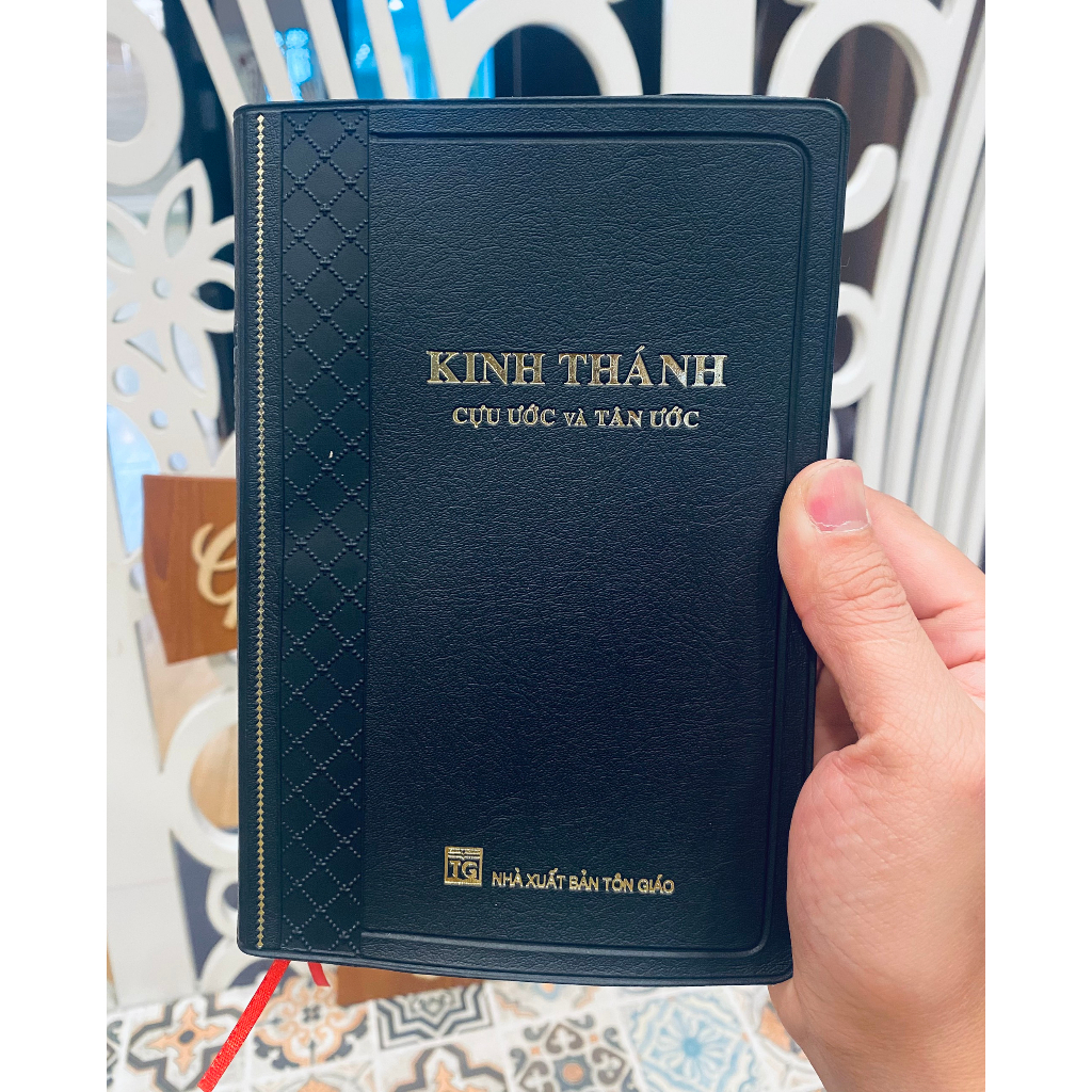 Kinh thánh bản dịch 1925 cỡ trung 12x18Cm, Bìa đen da đẹp