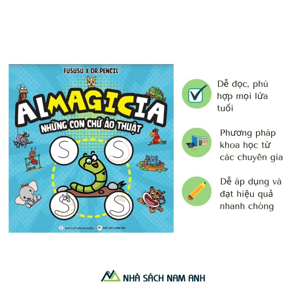 Sách - Almagicia – Những Con Chữ Ảo Thuật - Fususu