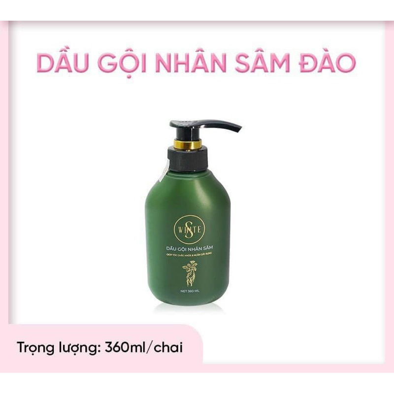 [Chính Hãng] Combo Gội - Ủ Tóc Nhân Sâm Đào Swhite Mẫu Mới Chính Hãng