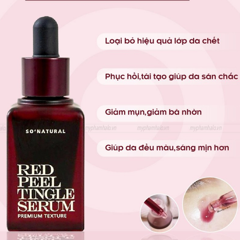 Tinh Chất Tái Tạo Da Tẩy Tế Bào Chết Hoá Học Red Peel Tingle Serum Premium Texture 20ml