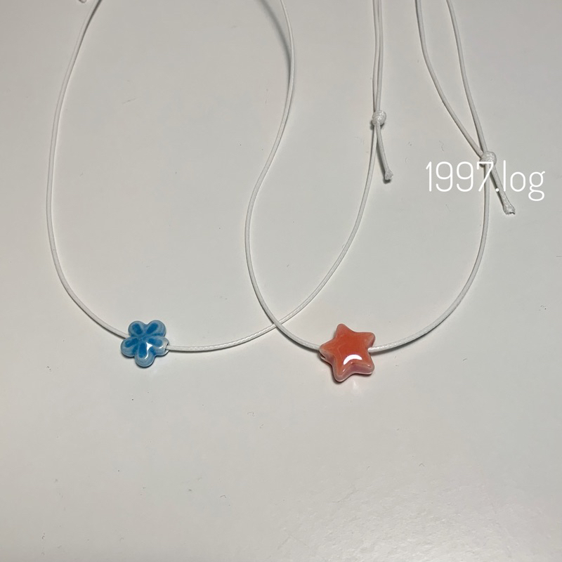 Vòng cổ hoa tulip/ hoa 5cánh/ ngôi sao dây rút nút thắt không cần khoá
