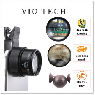 Kính lúp kẹp điện thoại độ phóng đại 30 lần đường kính 36mm