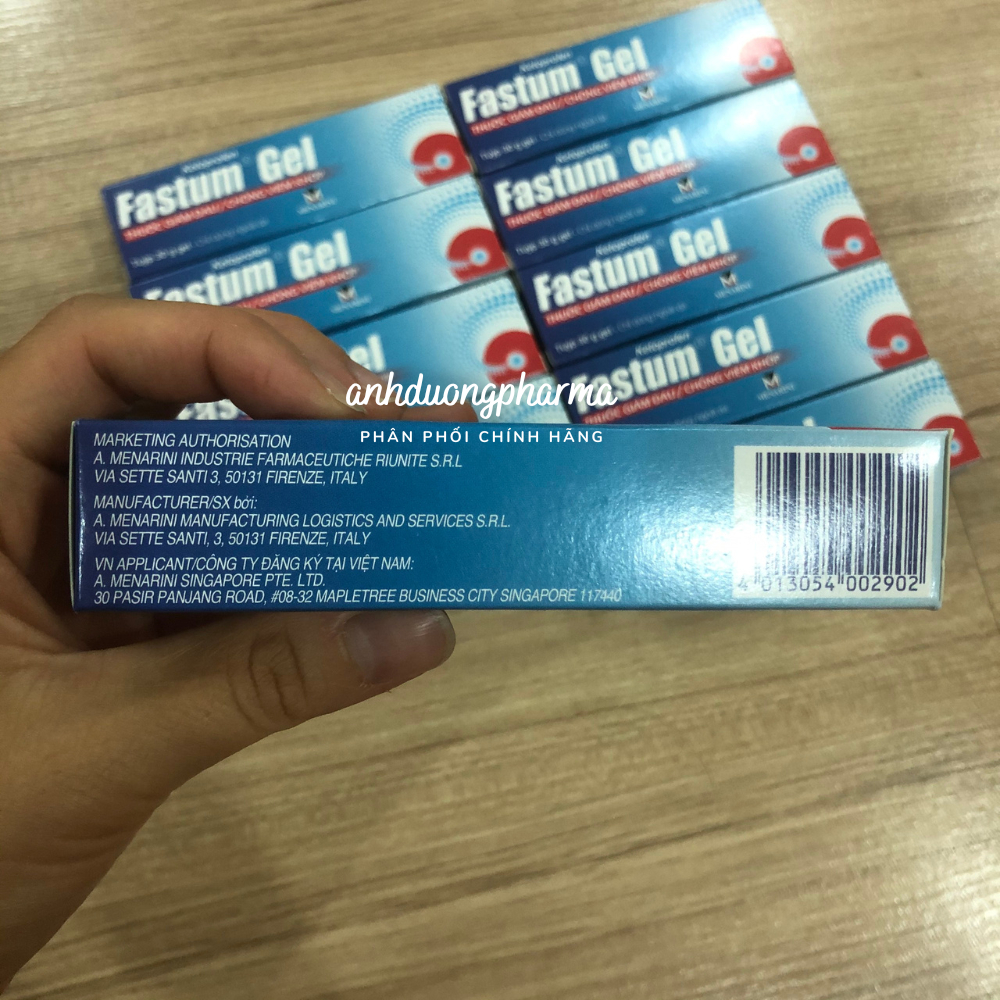 [Date 2028] Kem Bôi Giảm Đau Cơ Xương Khớp Fastum Gel 30g