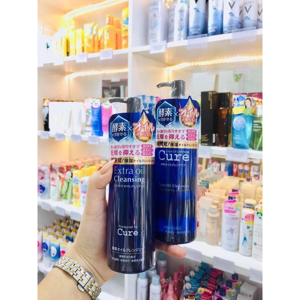 DẦU TẨY TRANG CURE EXTRA OIL CLEANSING NHẬT BẢN 200ML - 14894shopvu