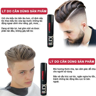 [ Hàng Chuẩn Đẹp]Gôm Xịt Tóc Nam TONI - Siêu Thơm, Siêu Cứng