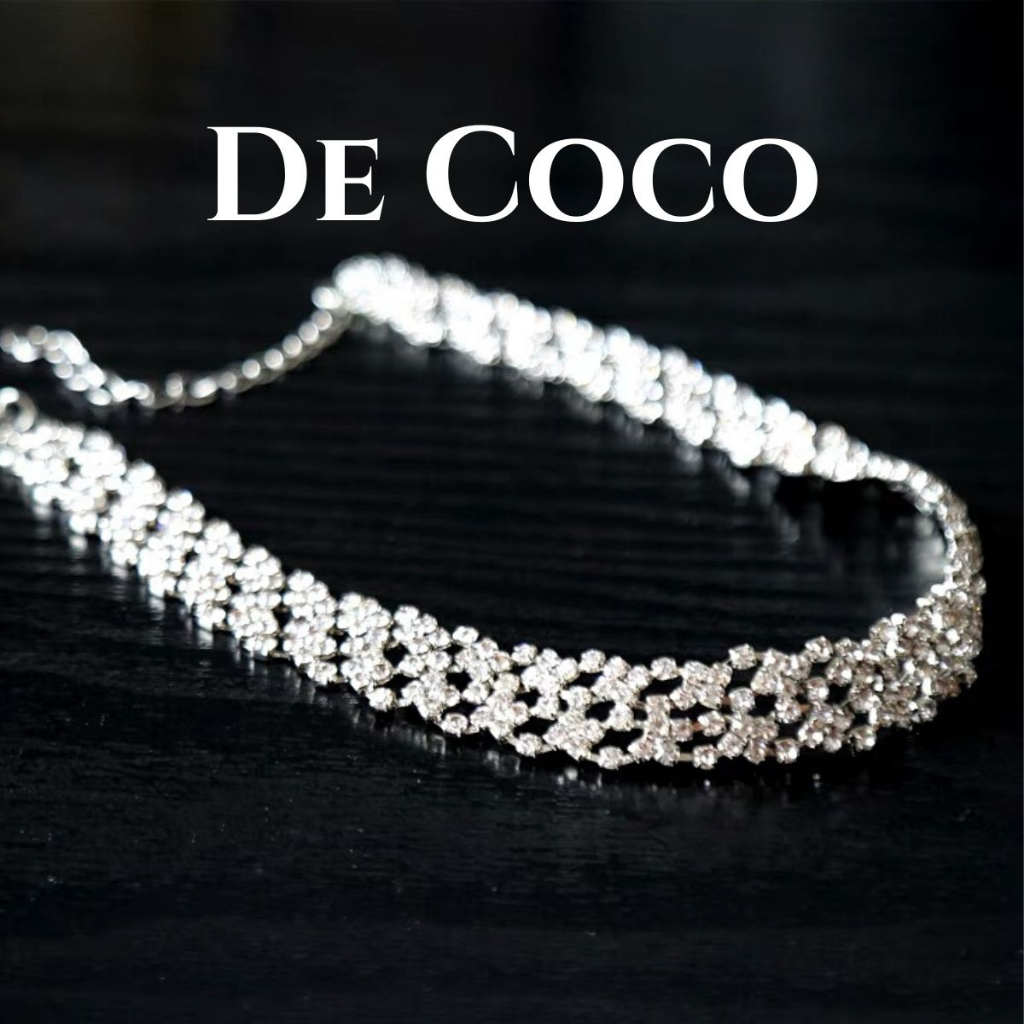 Dây chuyền nữ DECOCO ACC Lexi choker đính đá