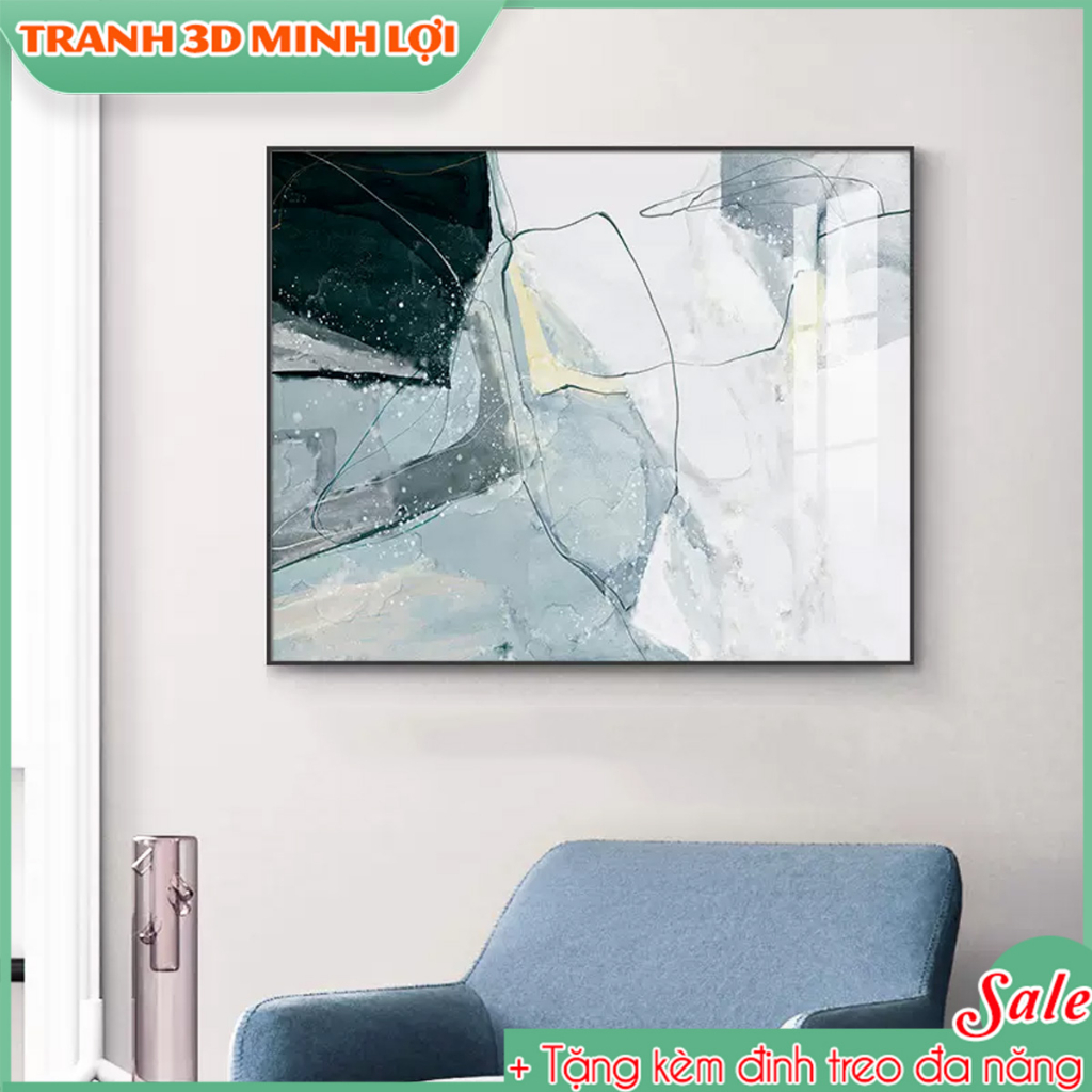 Tranh che ổ điện TRỪU TƯỢNG hiện đại sử dụng khung bảng lề gấp mở, tiện lợi, thẩm mỹ dễ dàng sửa chữa TOĐ35