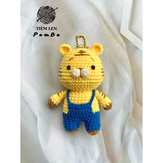 Hổ móc len, móc khoá con hổ móc len, móc len handmade