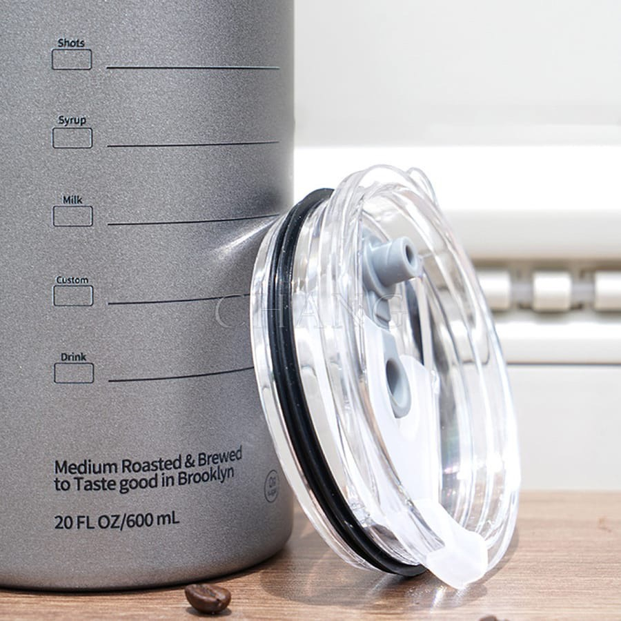 Cốc Giữ Nhiệt Inox 304, Ly uống nước giữ nhiệt Có Ống Hút Ly Uống Coffee 600ML Giữ Nhiệt 6-8 Tiếng KANN STORE | BigBuy360 - bigbuy360.vn