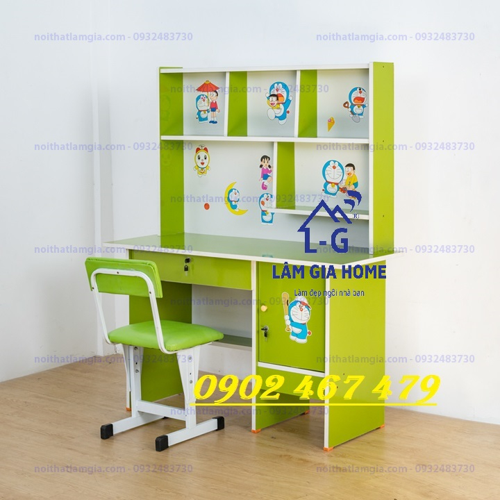 BÀN HỌC SINH VÁN ÉP LIỀN KỆ- 4 MÀU