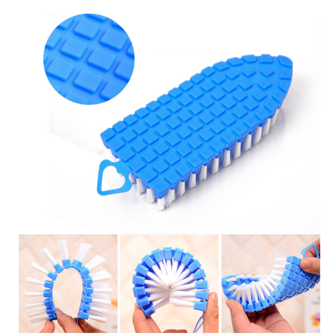 Bàn chải uốn cong góc đa đa năng,bàn chải vệ sinh nhà cửa có thể bẻ cong giúp chà sach các góc khó tiếp cận