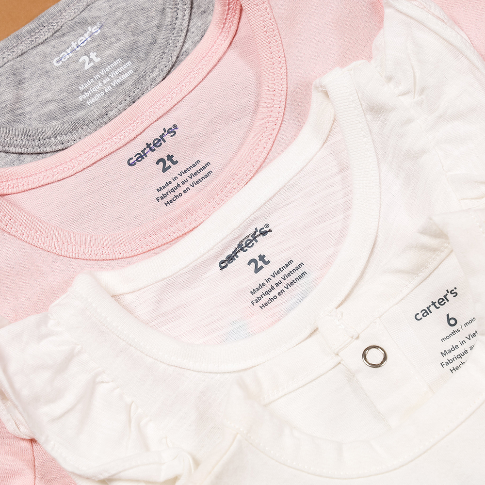 Combo 2 áo váy bé gái ngắn tay full size 3-18kg xuất dư chất liệu 100% cotton cao cấp mềm mại Nhà Sans | A26