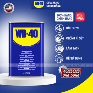 Thùng Dầu Tẩy Rỉ Sét WD 40 Multi Use Dầu Chống Rỉ Bôi Trơn Vệ Sinh Làm Sạch Đa Năng Chính Hãng 4 Lít