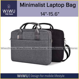   CHỐNG SỐC  Túi xách  Wiwu Mimimalist Laptop 14 inch - 16 inch chống thấm  có dây đeo  thời trang  thanh lịch 