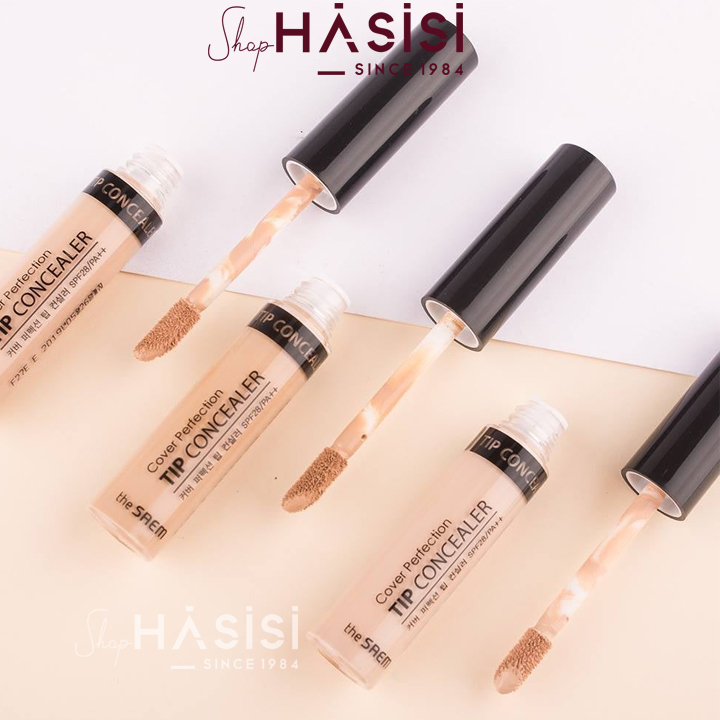 Kem Che Khuyết Điểm THE SAEM - Cover Perfection Tip Concealer SPF28/PA++ (Các Số)