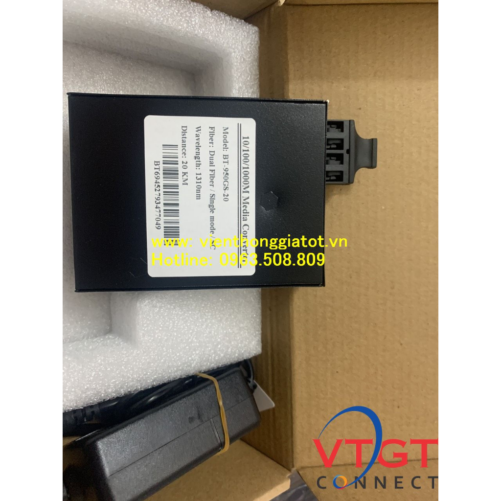 Converter quang 2 sợi BTon 10/100/1000 BT-950GS-20