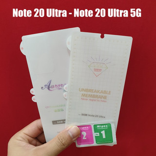 Dán PPF full mặt sau cho Samsung Note 20 Ultra, Note 10 Lite, Note 8, Note 9, Note 10, note 10 Plus + tặng gạt dán