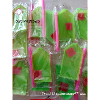 Dụng cụ làm tranh đá - bộ dụng cụ làm tranh đính đá DIY, keo sáp, túi zip, khay đựng