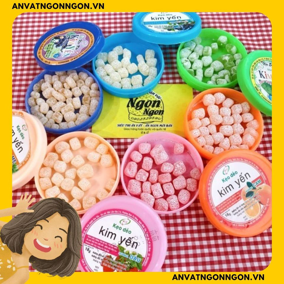 KẸO DẺO KIM YẾN (lẻ 1 hộp)
