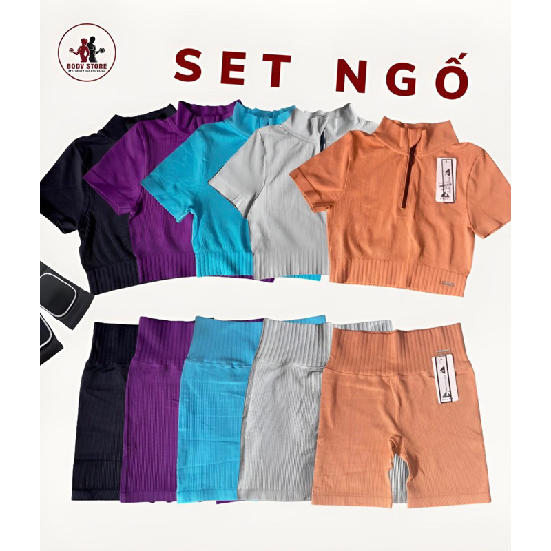 SET NGỐ TẬP YOGA & GYM - 𝐁𝐨𝐝𝐲 𝐒𝐭𝐨𝐫𝐞 chuyên thời trang gym nam nữ
