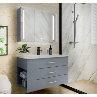 Tủ chậu lavabo,tủ gương nhựa đặc ruột PVC cứng,không vênh,không nở bảo hành 5 năm