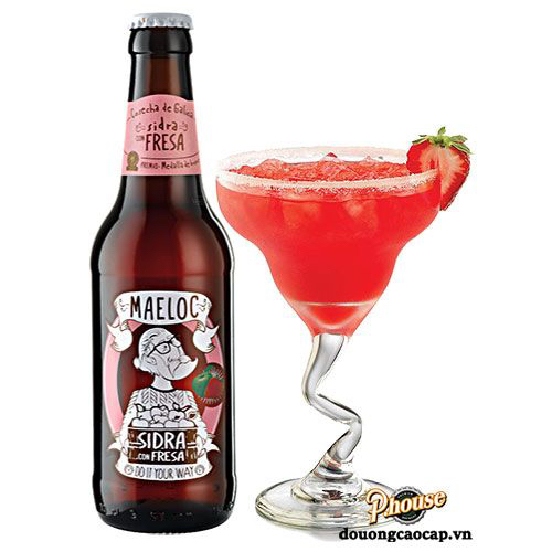 Bia Maeloc Mora Vị Táo Dâu 4% - Chai 330ml