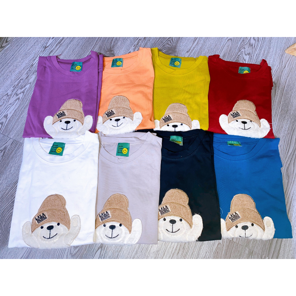 Áo thun nữ cổ tròn trẻ trung dễ thương xinh xắn xin xò giá rẻ bán chạy mẫu mới nhiều màu đáp thêu