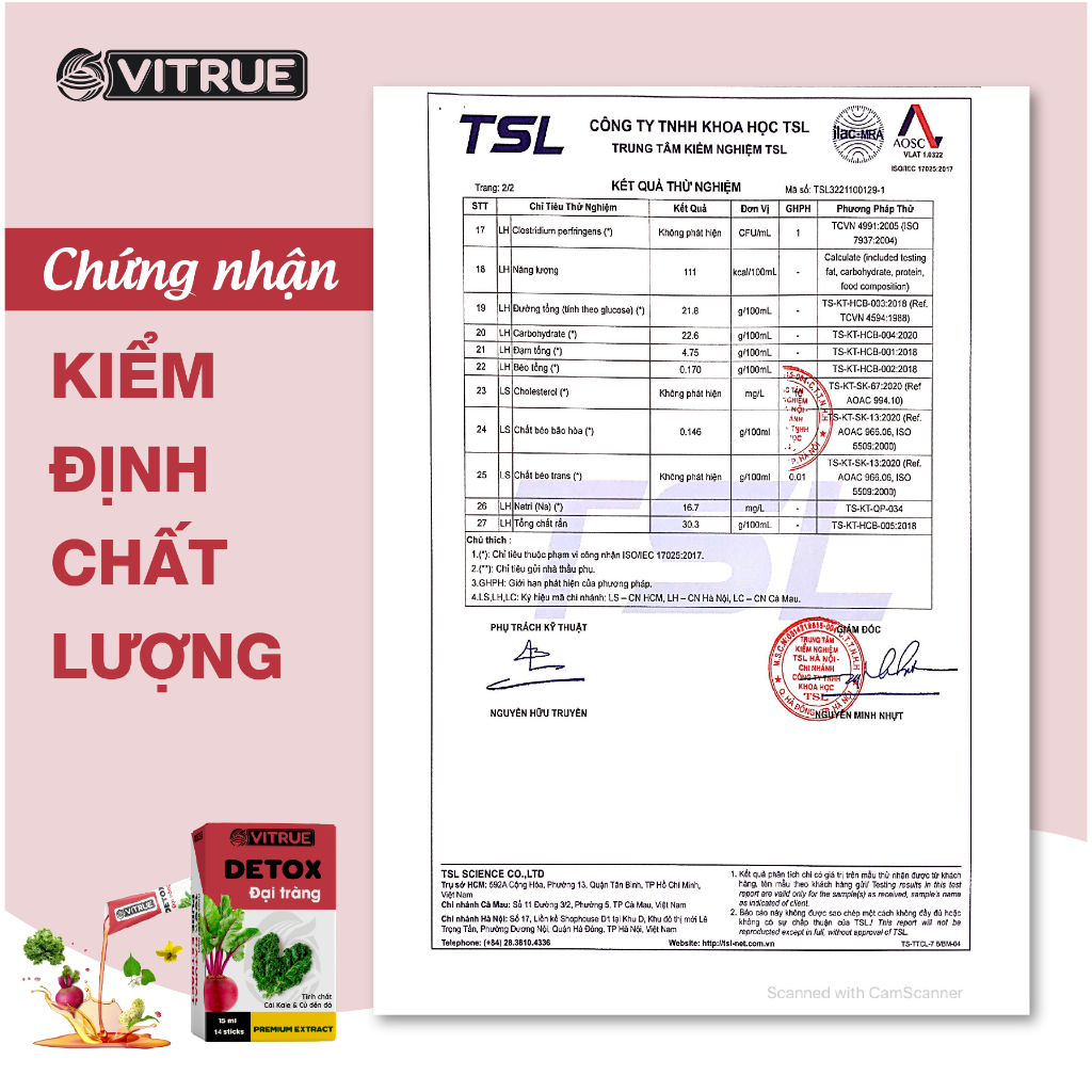 Bộ sản phẩm Detox Vitrue  Ong Ong health