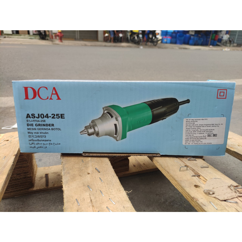 ASJ04-25E Máy mài khuôn đầu kẹp 6mm DCA 260w